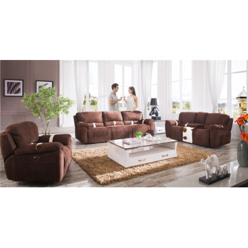 Echtes Leder Modernes verstellbares Sofa (913)